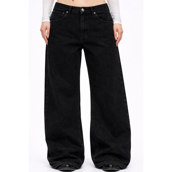 Shadow Script Baggy Jeans - Picture 3 of 4